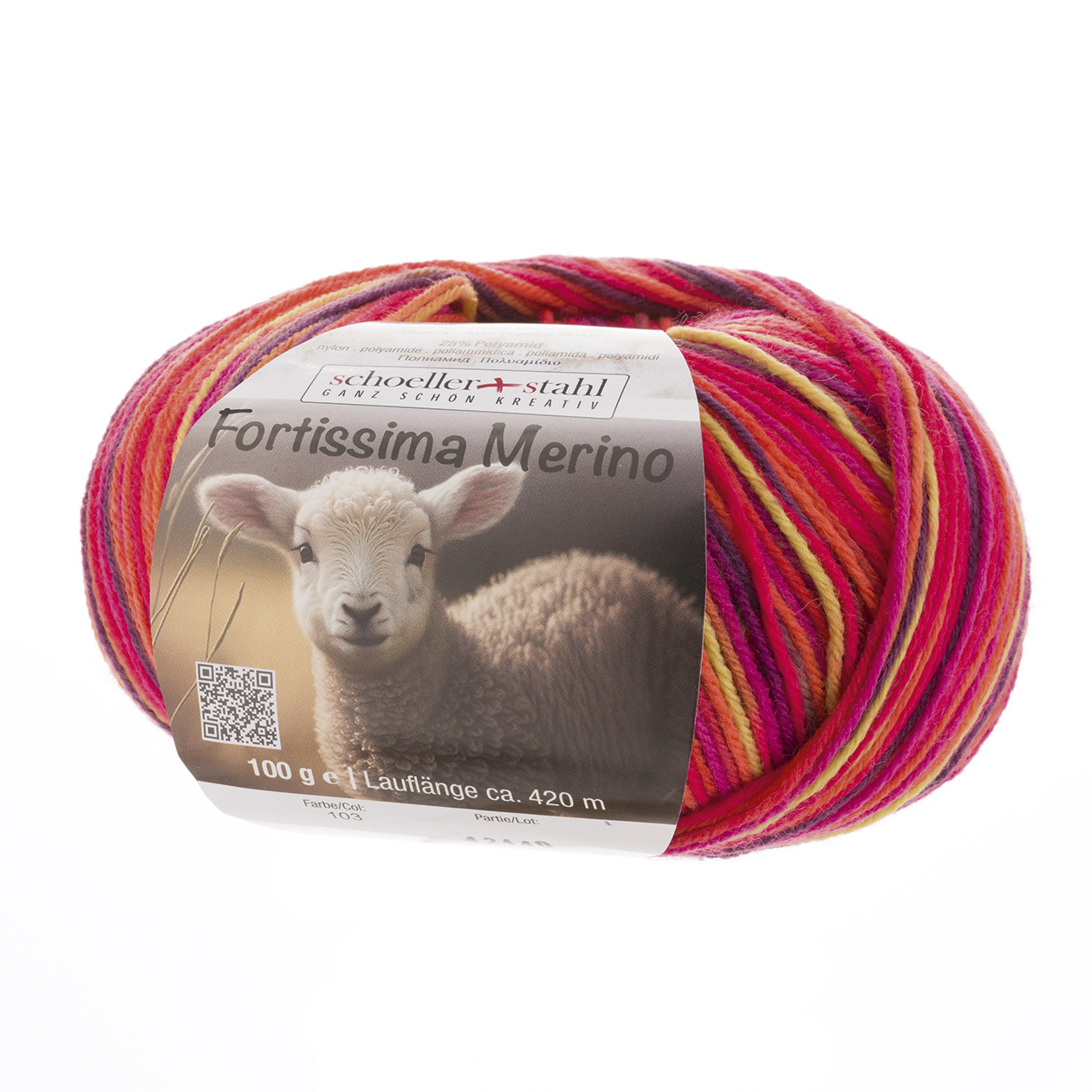 Schoeller und Stahl Garn FORTISSIMA MERINO - glut - 100g