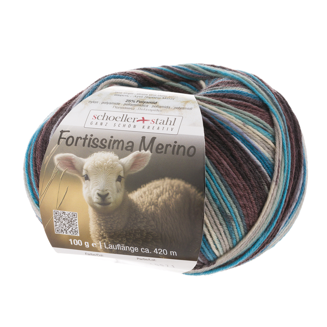 Schoeller und Stahl Garn FORTISSIMA MERINO - island - 100g