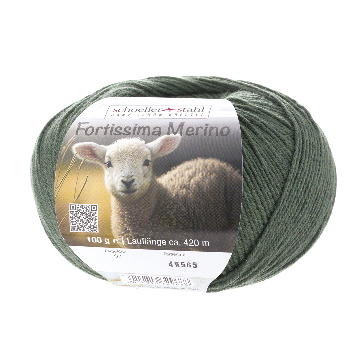 Schoeller und Stahl Garn FORTISSIMA MERINO - jagd - 100g