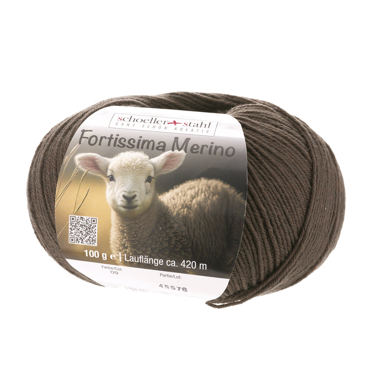 Schoeller und Stahl Garn FORTISSIMA MERINO - mokka - 100g