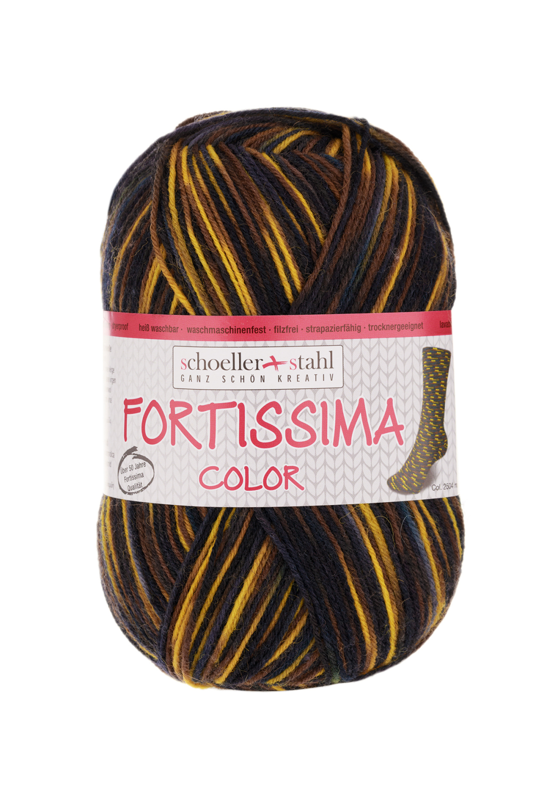 Schoeller und Stahl Garn FORTISSIMA - mineral - 4-fach color - 100g