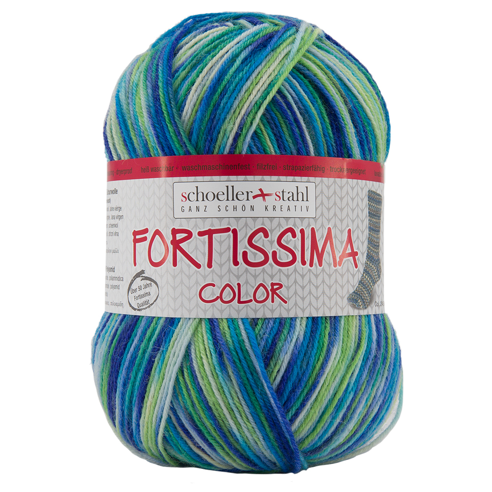 Schoeller und Stahl Garn FORTISSIMA - saphir - 4-fach color - 100g