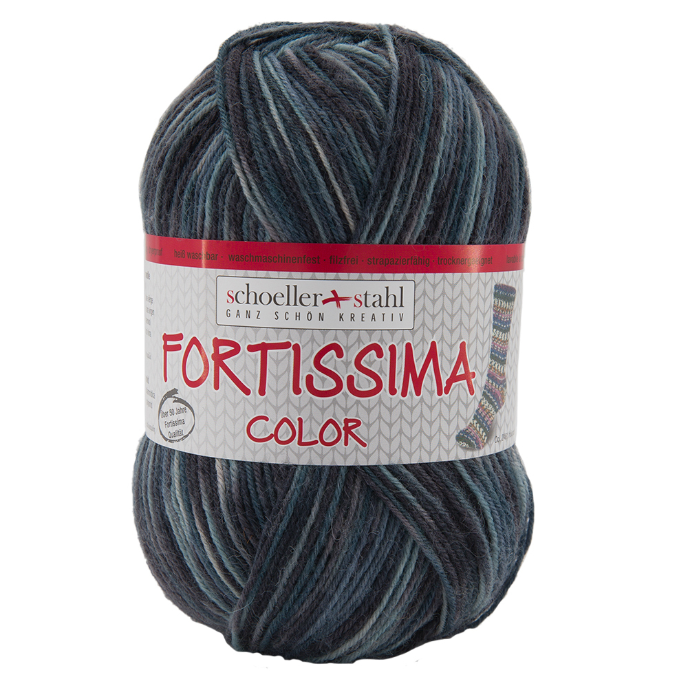 Schoeller und Stahl Garn FORTISSIMA - stein - 4-fach color - 100g