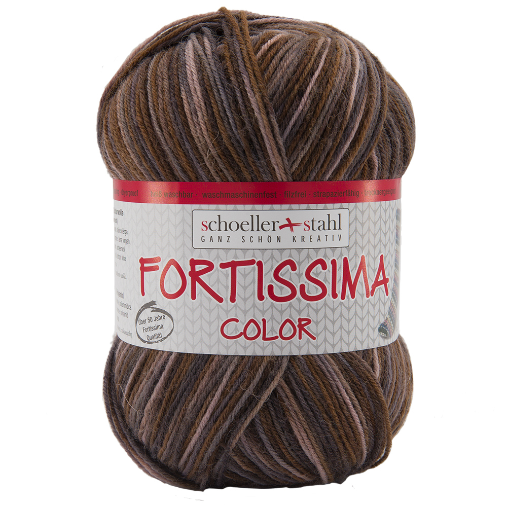 Schoeller und Stahl Garn FORTISSIMA - taupe - 4-fach color - 100g