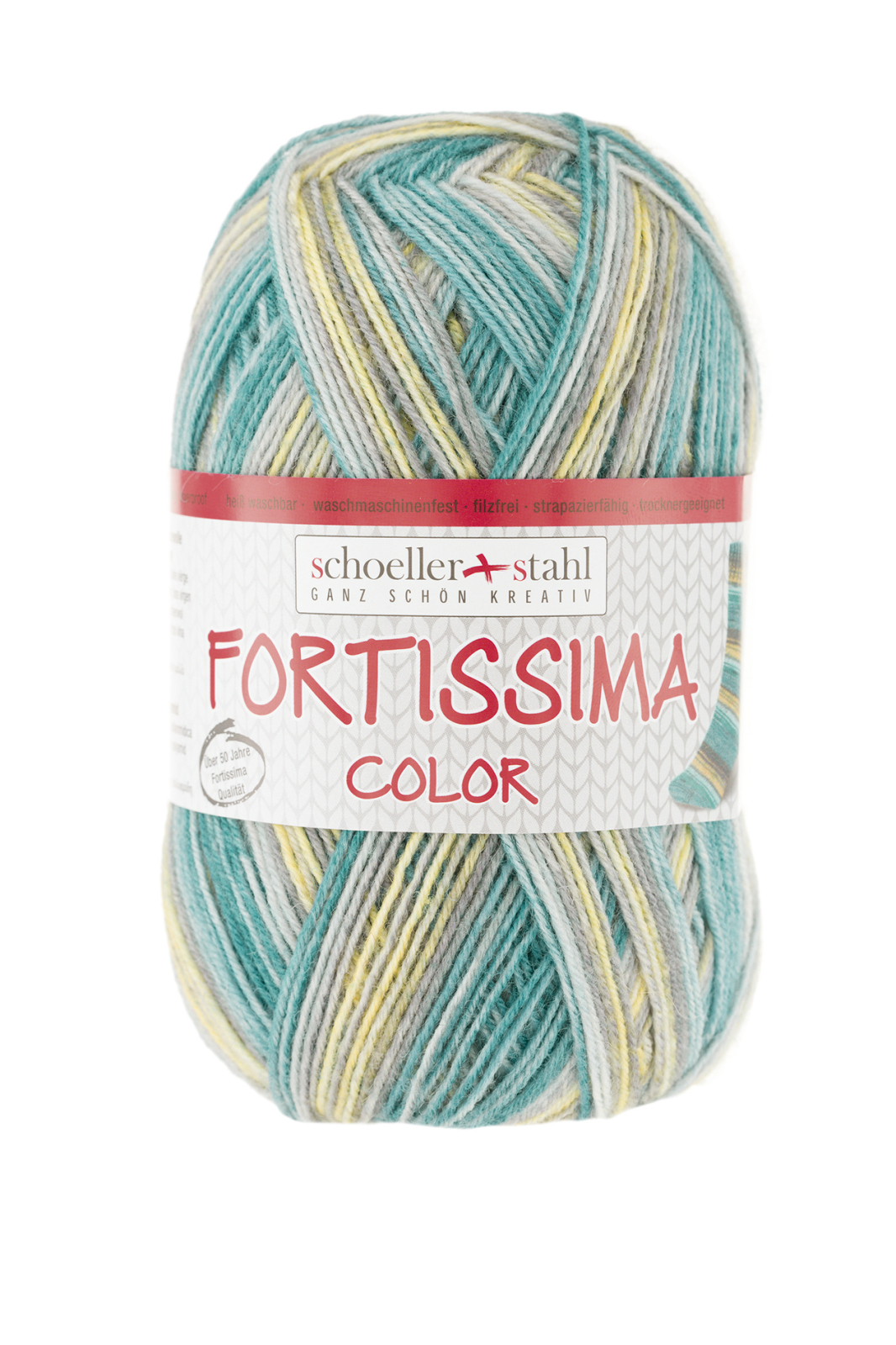 Schoeller und Stahl Garn FORTISSIMA - türkis - 4-fach color - 100g