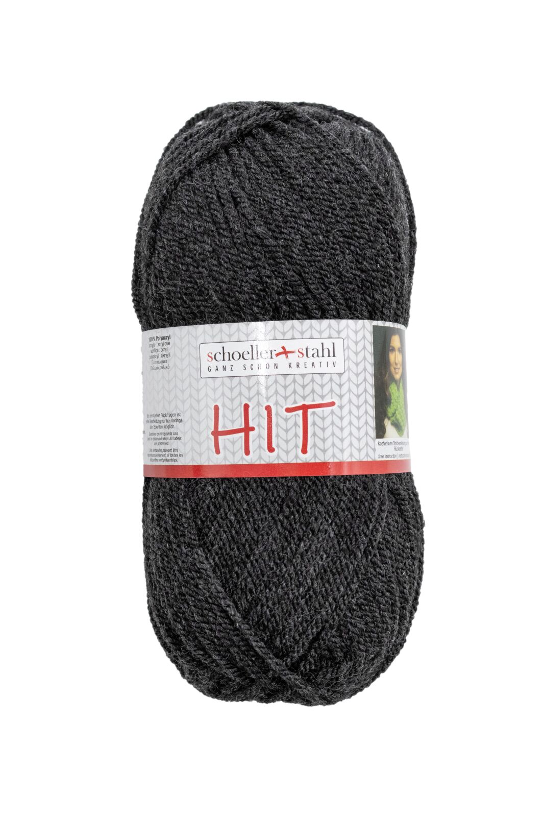 Schoeller und Stahl Garn HIT - anthrazit meliert - 50g