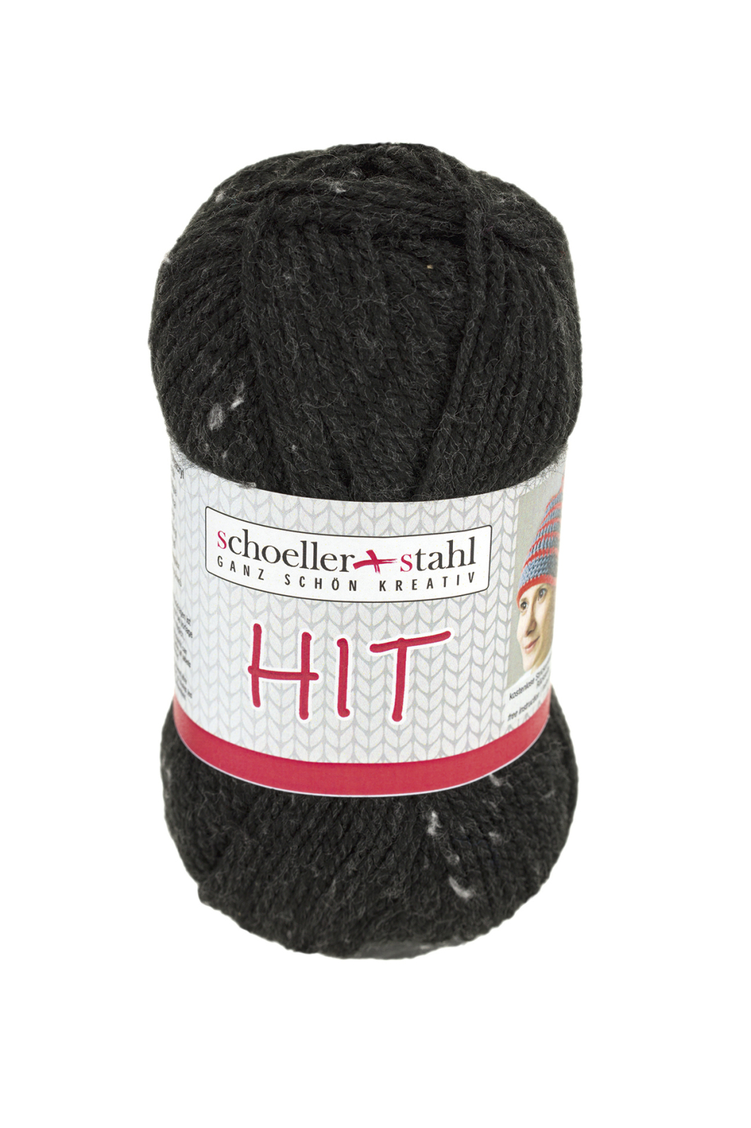 Schoeller und Stahl Garn HIT - anthrazit Tweed - 50g