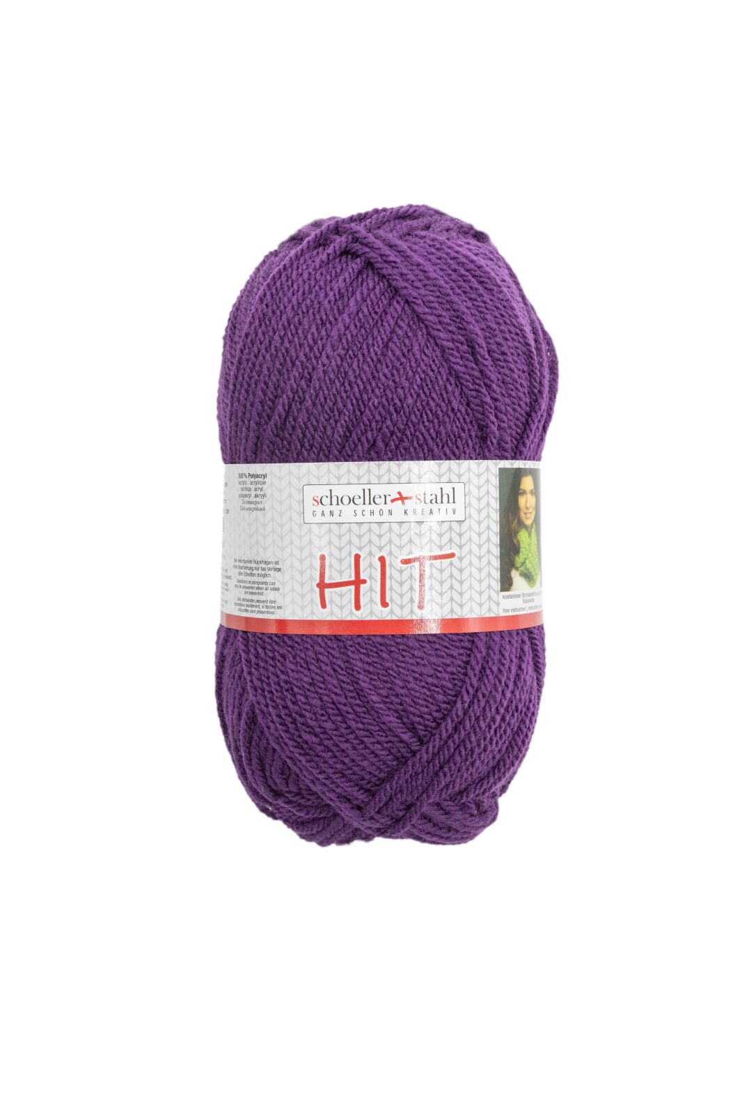 Schoeller und Stahl Garn HIT - aubergine - 50g