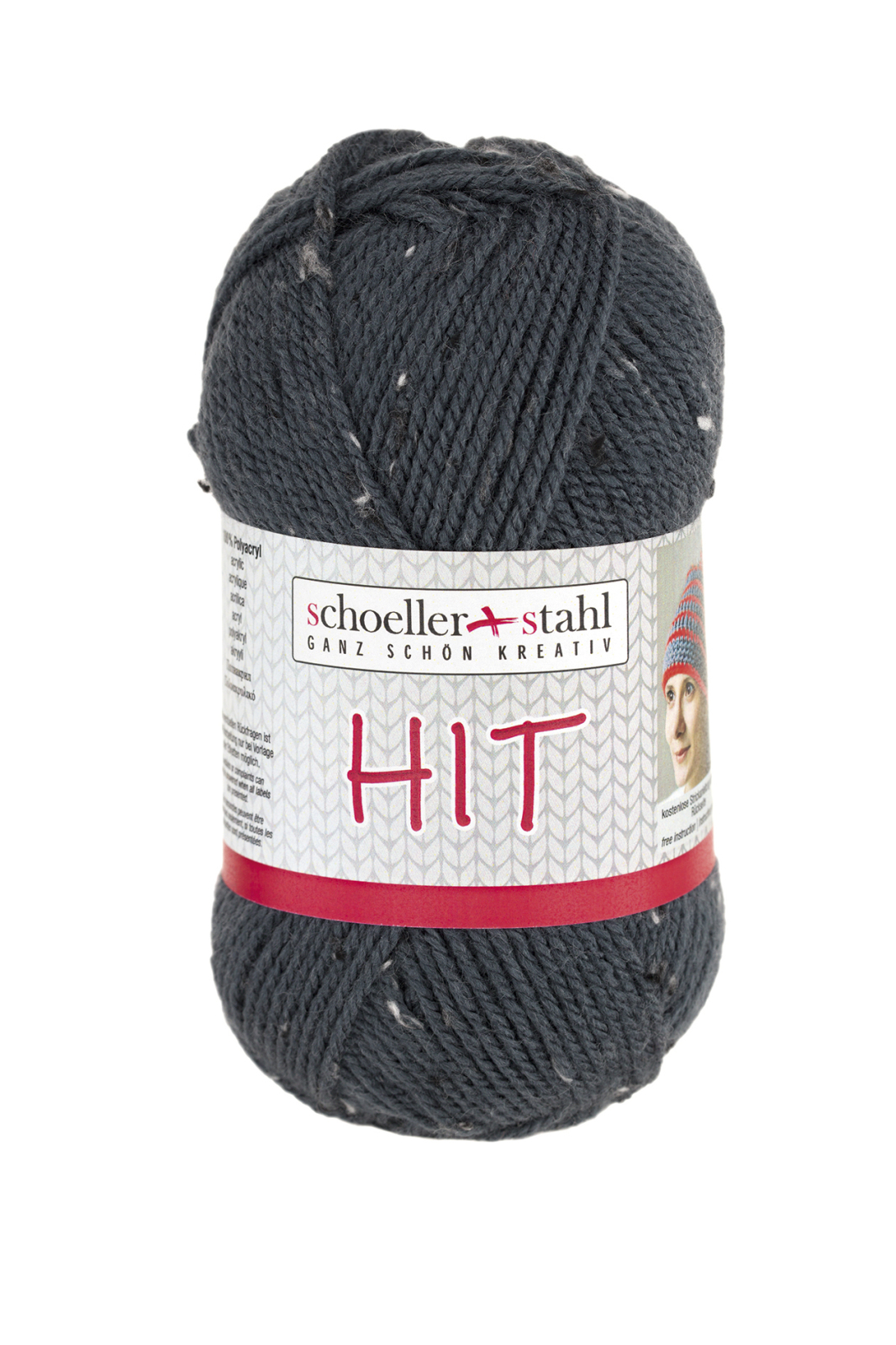 Schoeller und Stahl Garn HIT - jeans Tweed - 50g