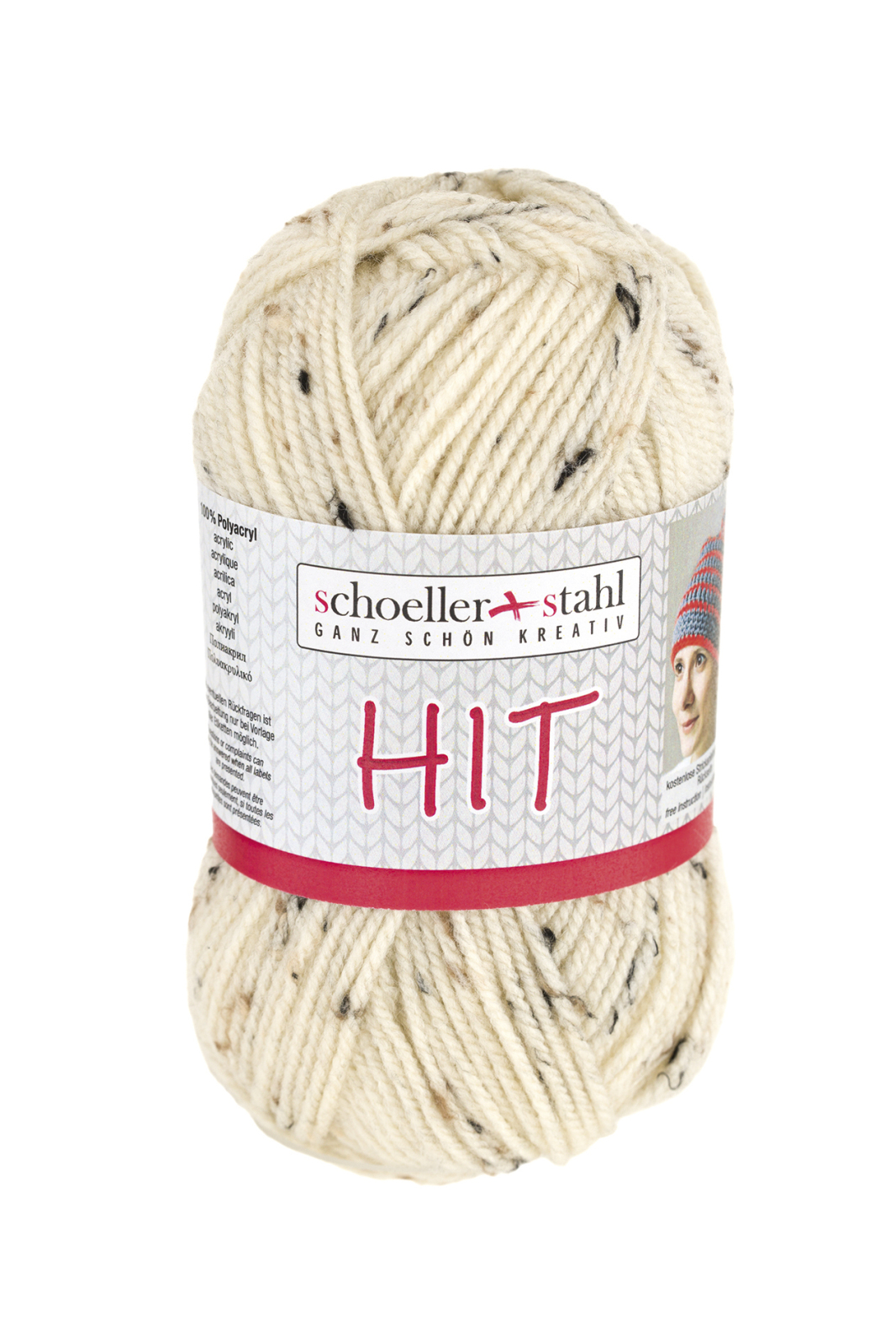 Schoeller und Stahl Garn HIT - natur Tweed - 50g