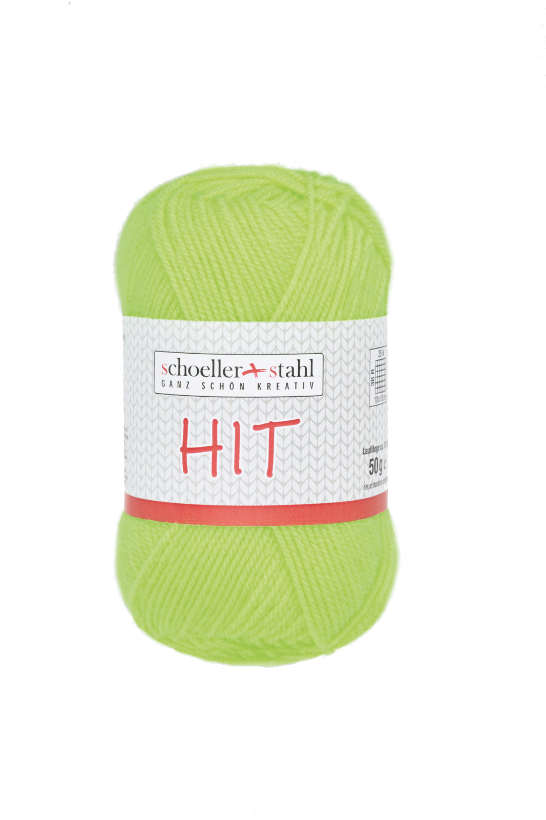 Schoeller und Stahl Garn HIT - neon-grün - 50g