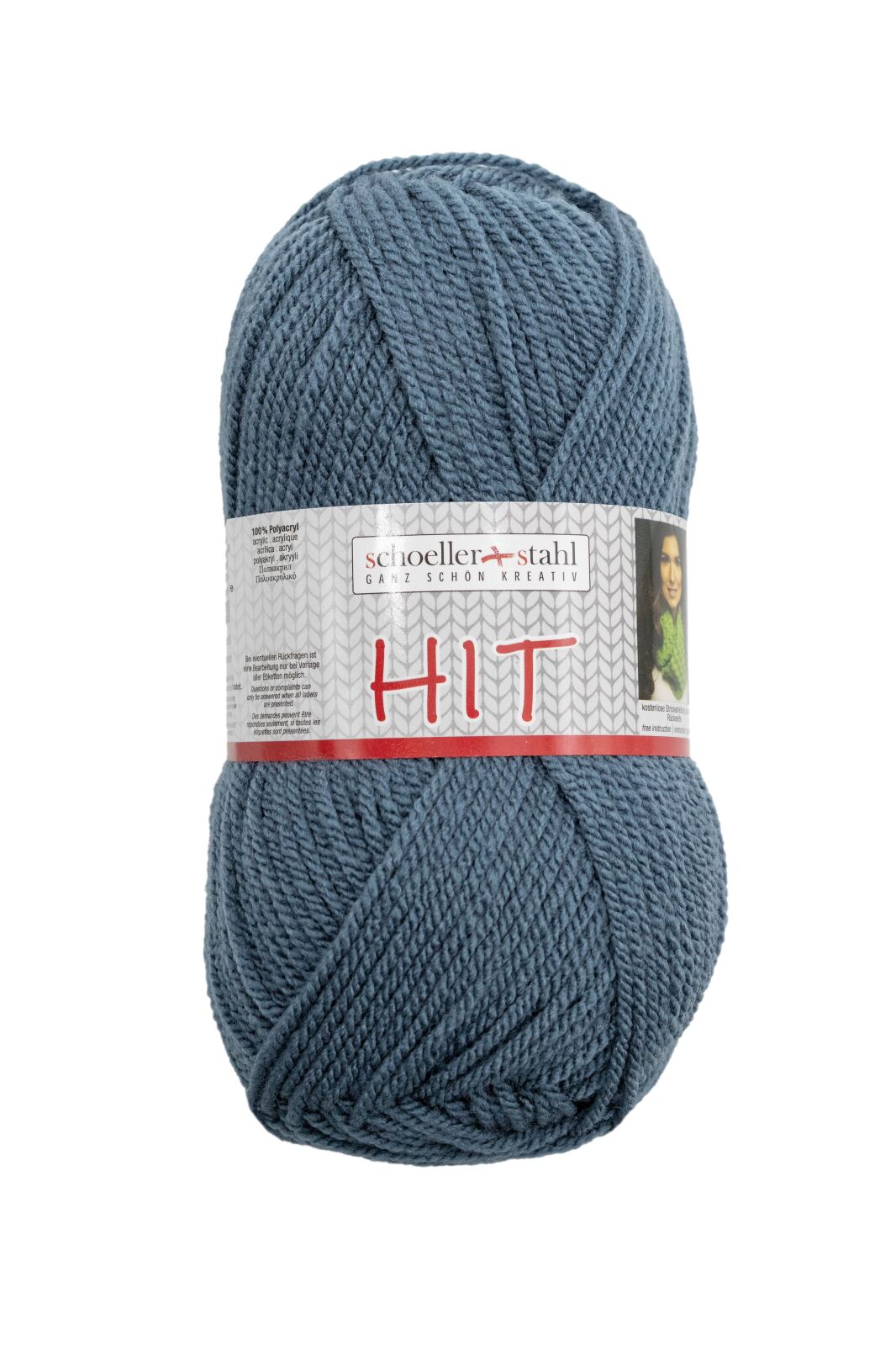 Schoeller und Stahl Garn HIT - rauchblau - 50g
