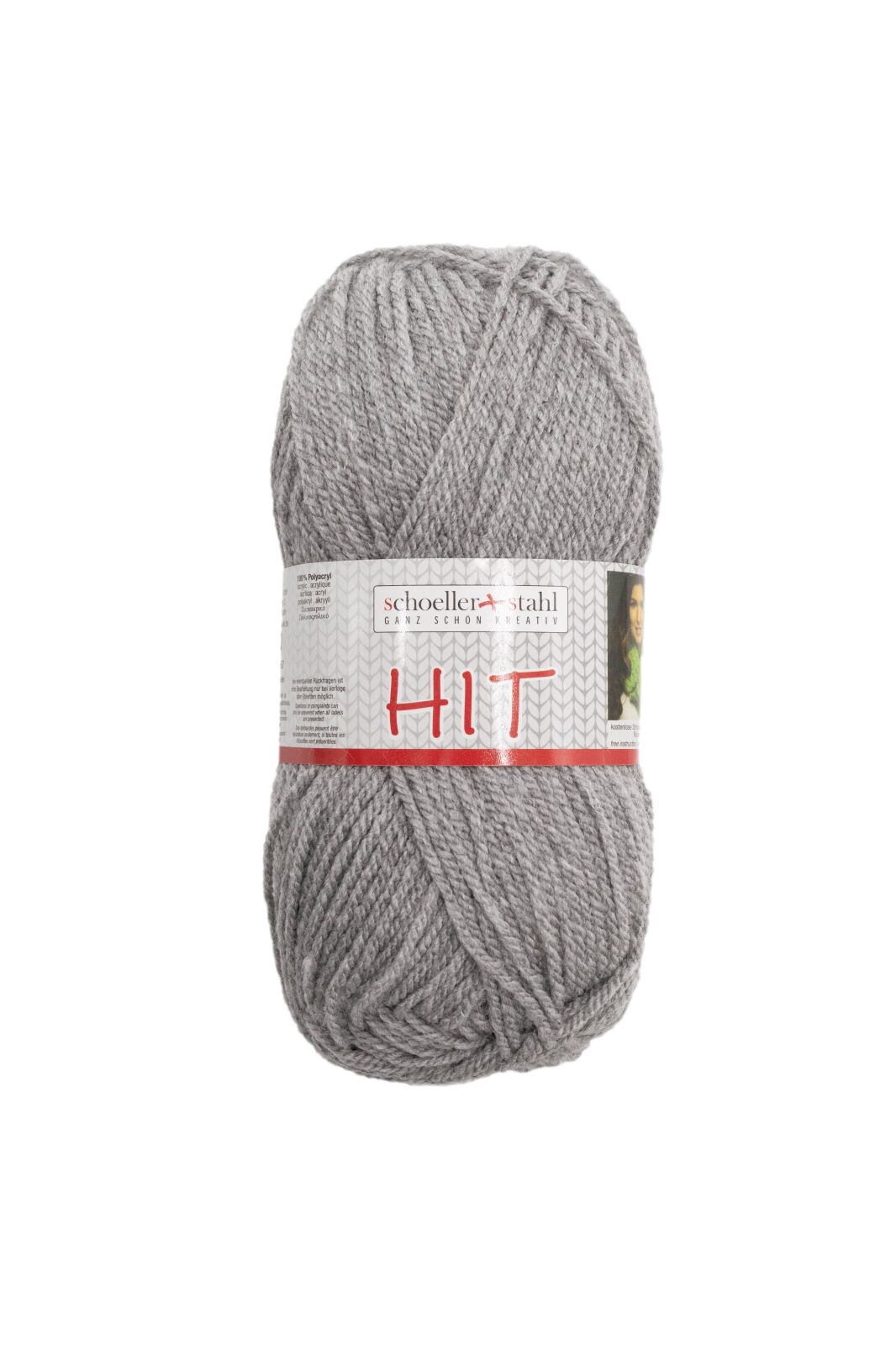 Schoeller und Stahl Garn HIT - silber meliert - 50g