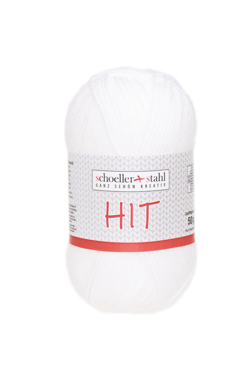 Schoeller und Stahl Garn HIT - weiß - 50g