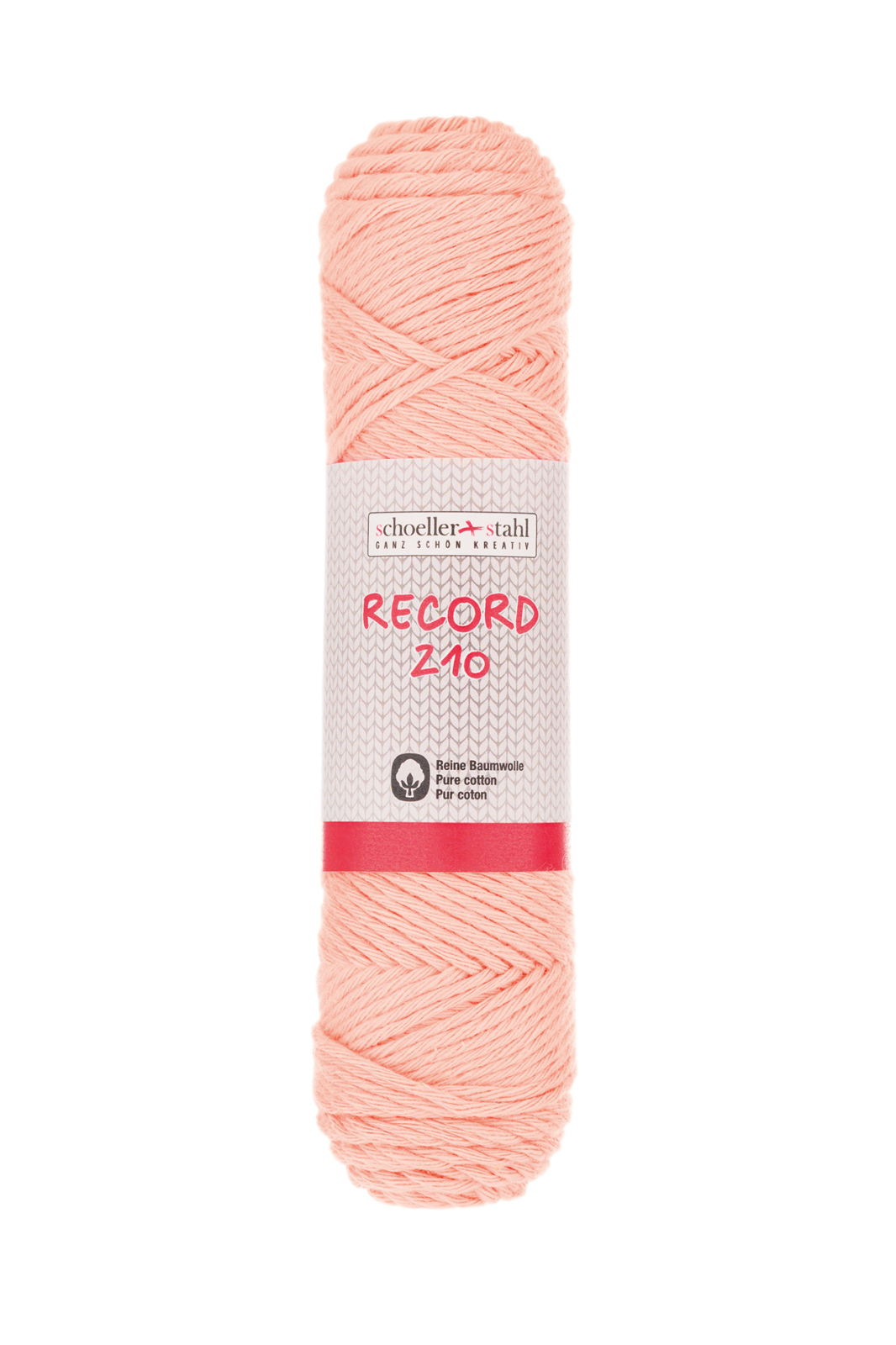 Schoeller und Stahl Häkelgarn RECORD 210 - apricot - Baumwolle - 50g