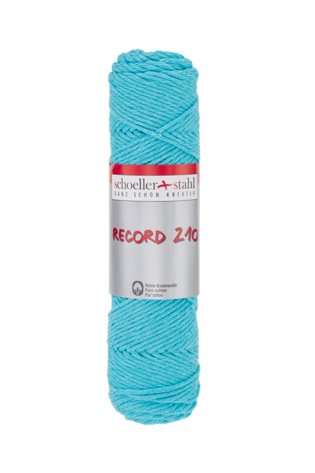 Schoeller und Stahl Häkelgarn RECORD 210 - aqua - Baumwolle - 50g
