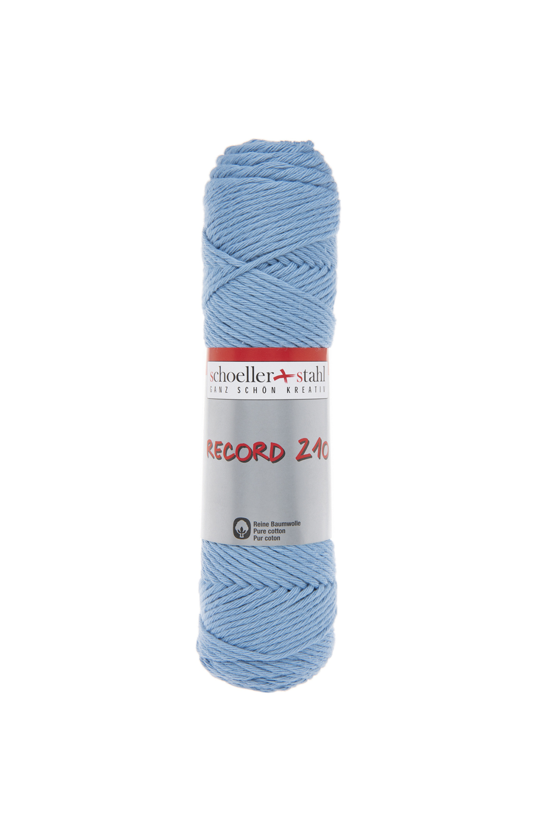 Schoeller und Stahl Häkelgarn RECORD 210 - bleu - Baumwolle - 50g