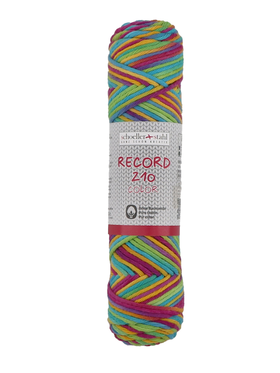 Schoeller und Stahl Häkelgarn RECORD 210 COLOR - harlekin - Baumwolle - 50g
