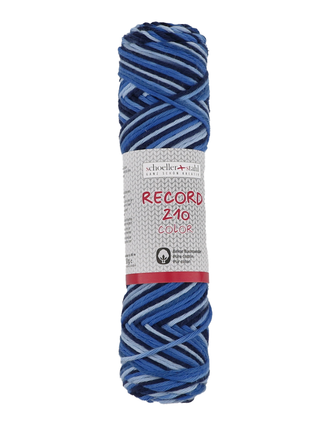 Schoeller und Stahl Häkelgarn RECORD 210 COLOR - marine - Baumwolle - 50g