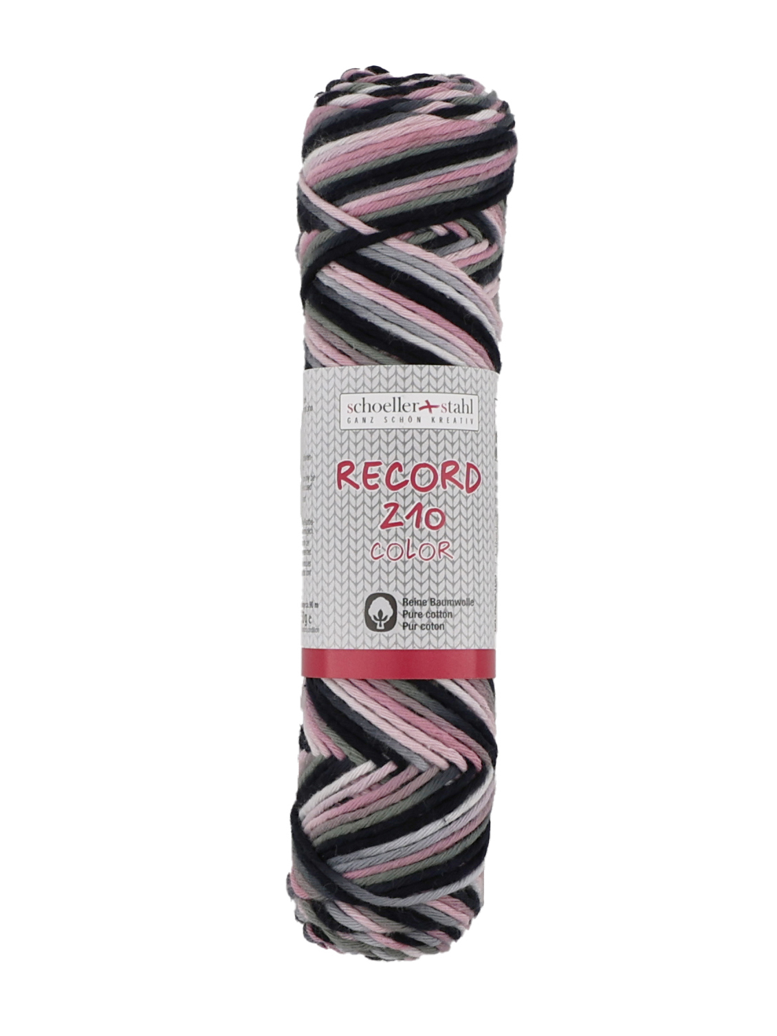 Schoeller und Stahl Häkelgarn RECORD 210 COLOR - quarz - Baumwolle - 50g