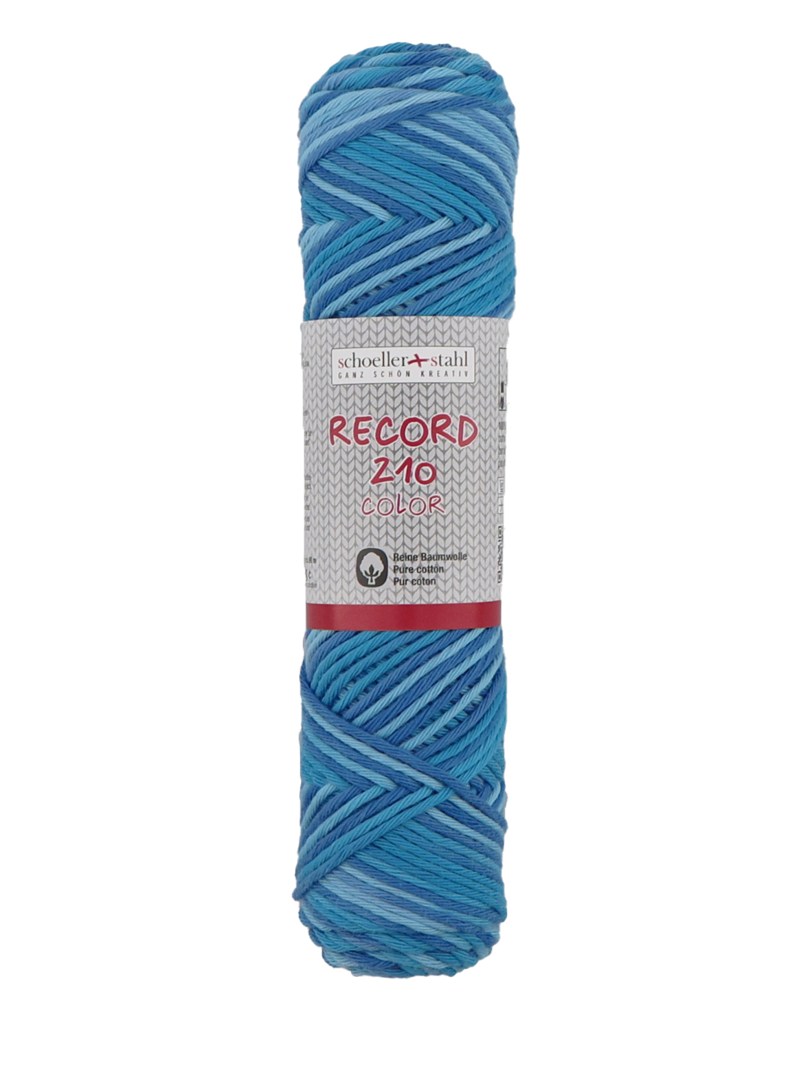 Schoeller und Stahl Häkelgarn RECORD 210 COLOR - türkis - Baumwolle - 50g