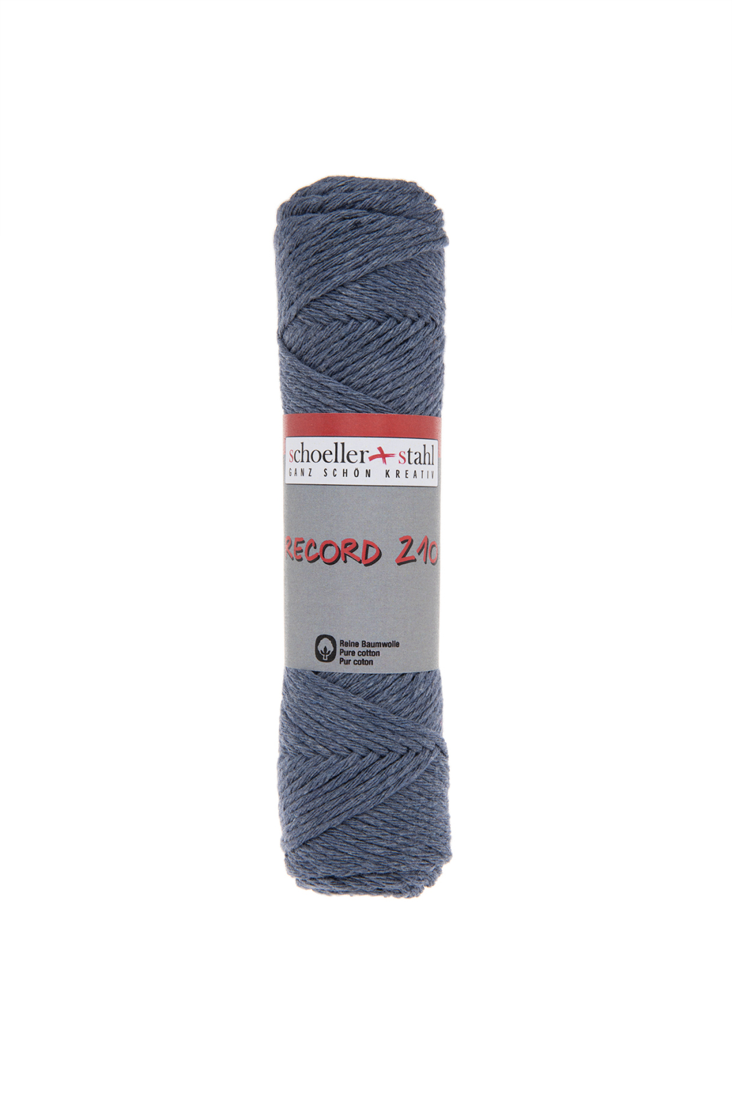 Schoeller und Stahl Häkelgarn RECORD 210 - denim - Baumwolle - 50g