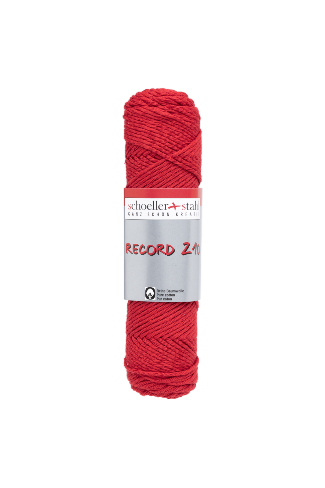 Schoeller und Stahl Häkelgarn RECORD 210 - kirsch - Baumwolle - 50g