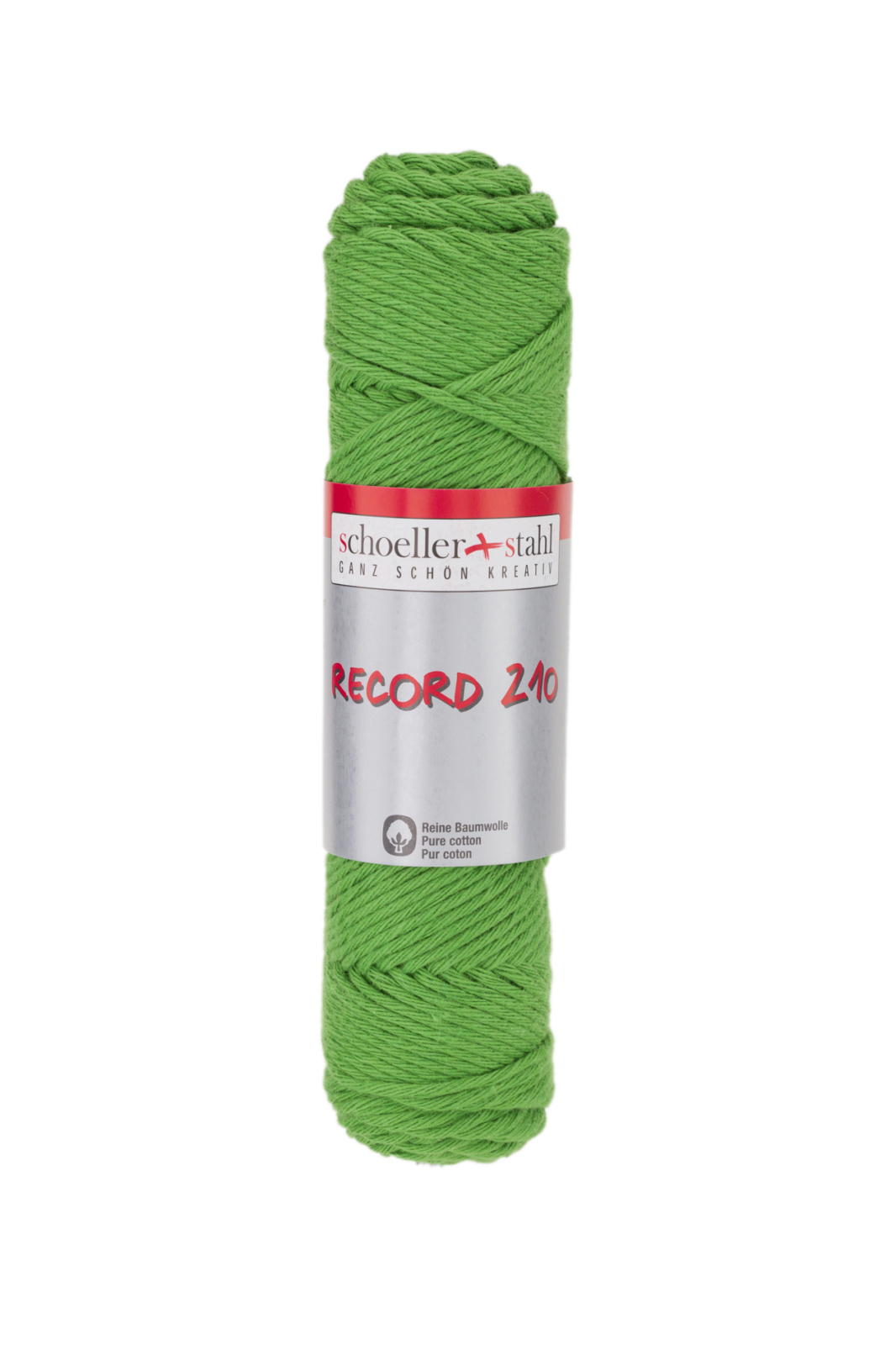 Schoeller und Stahl Häkelgarn RECORD 210 - laub - Baumwolle - 50g
