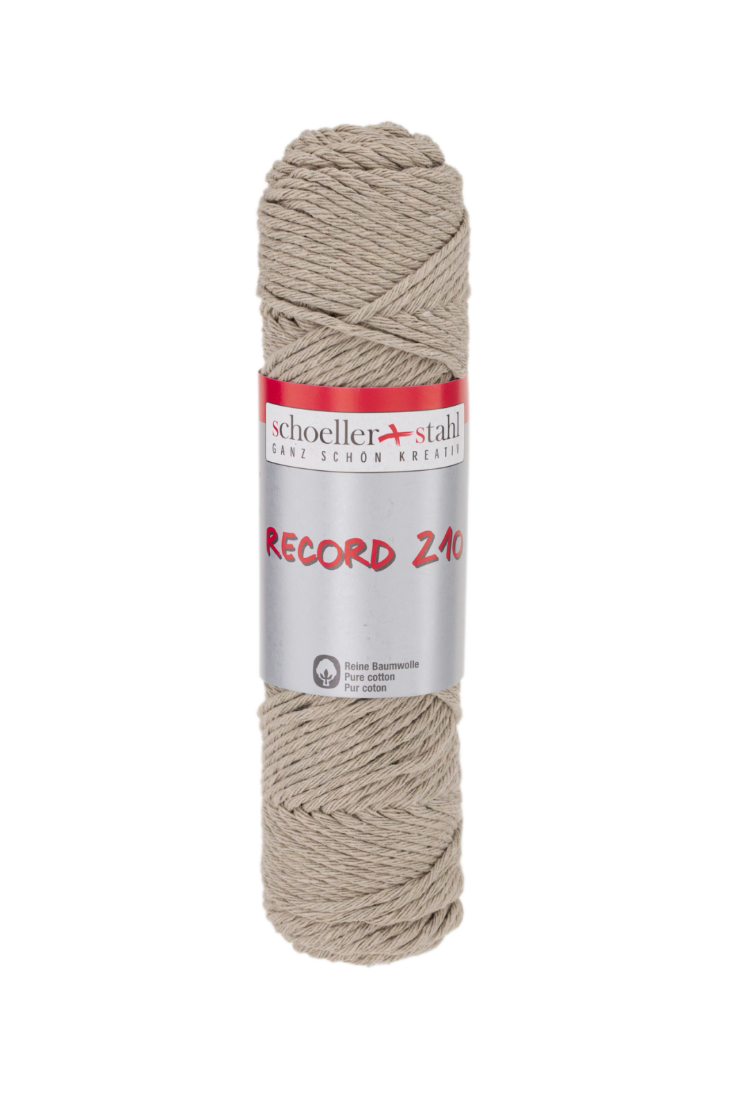 Schoeller und Stahl Häkelgarn RECORD 210 - leinen - Baumwolle - 50g