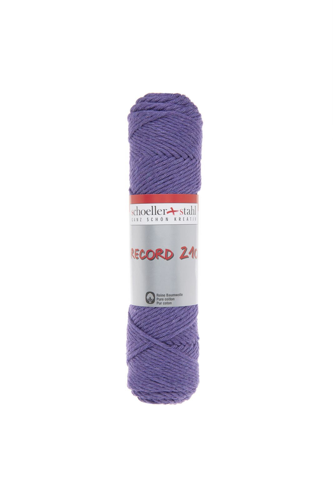 Schoeller und Stahl Häkelgarn RECORD 210 - lila - Baumwolle - 50g