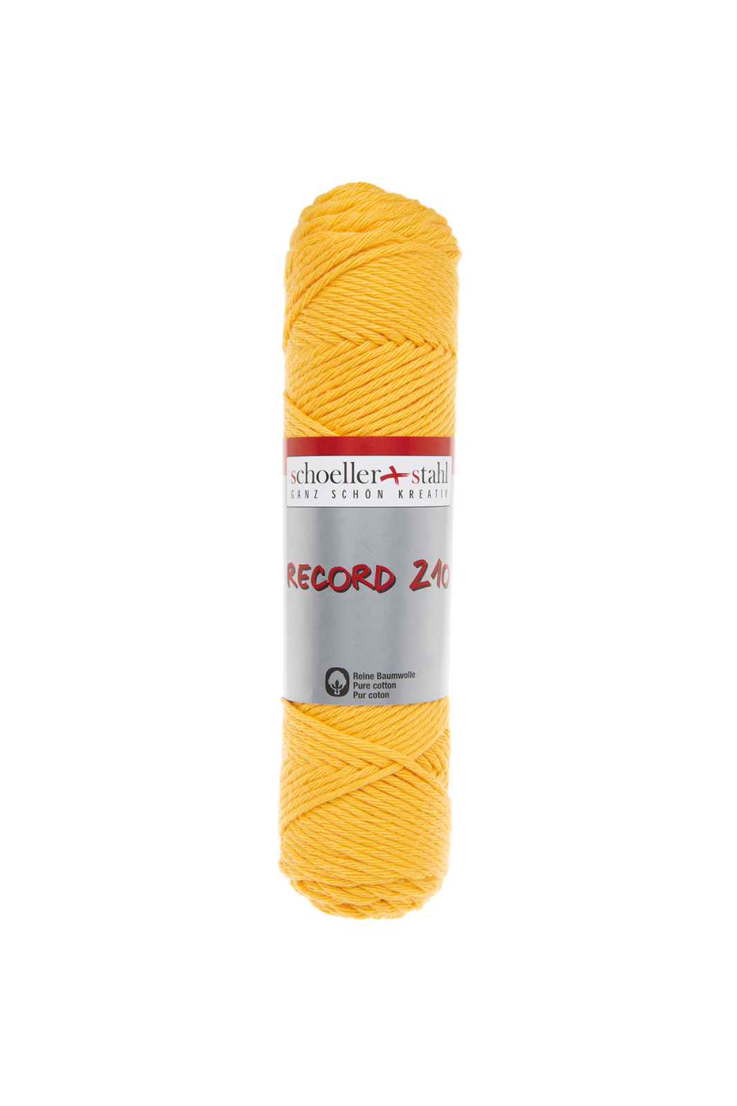 Schoeller und Stahl Häkelgarn RECORD 210 - mais - Baumwolle - 50g