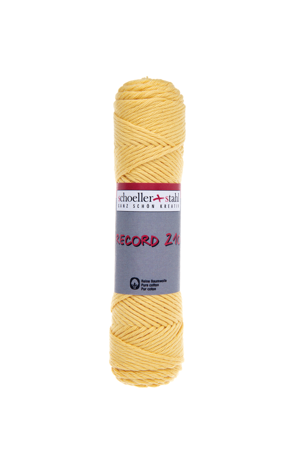 Schoeller und Stahl Häkelgarn RECORD 210 - mimose - Baumwolle - 50g