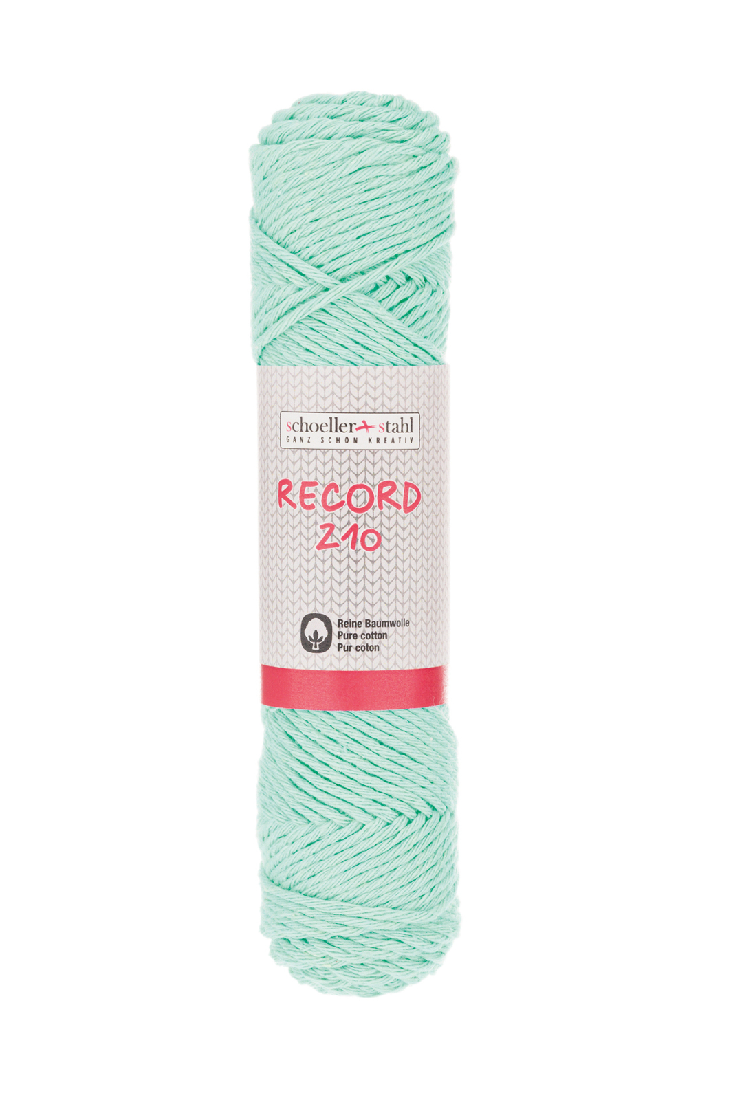 Schoeller und Stahl Häkelgarn RECORD 210 - mint - Baumwolle - 50g