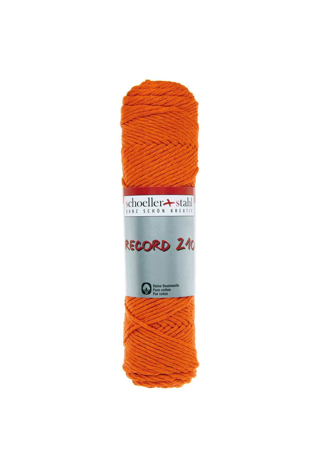 Schoeller und Stahl Häkelgarn RECORD 210 - orange - Baumwolle - 50g