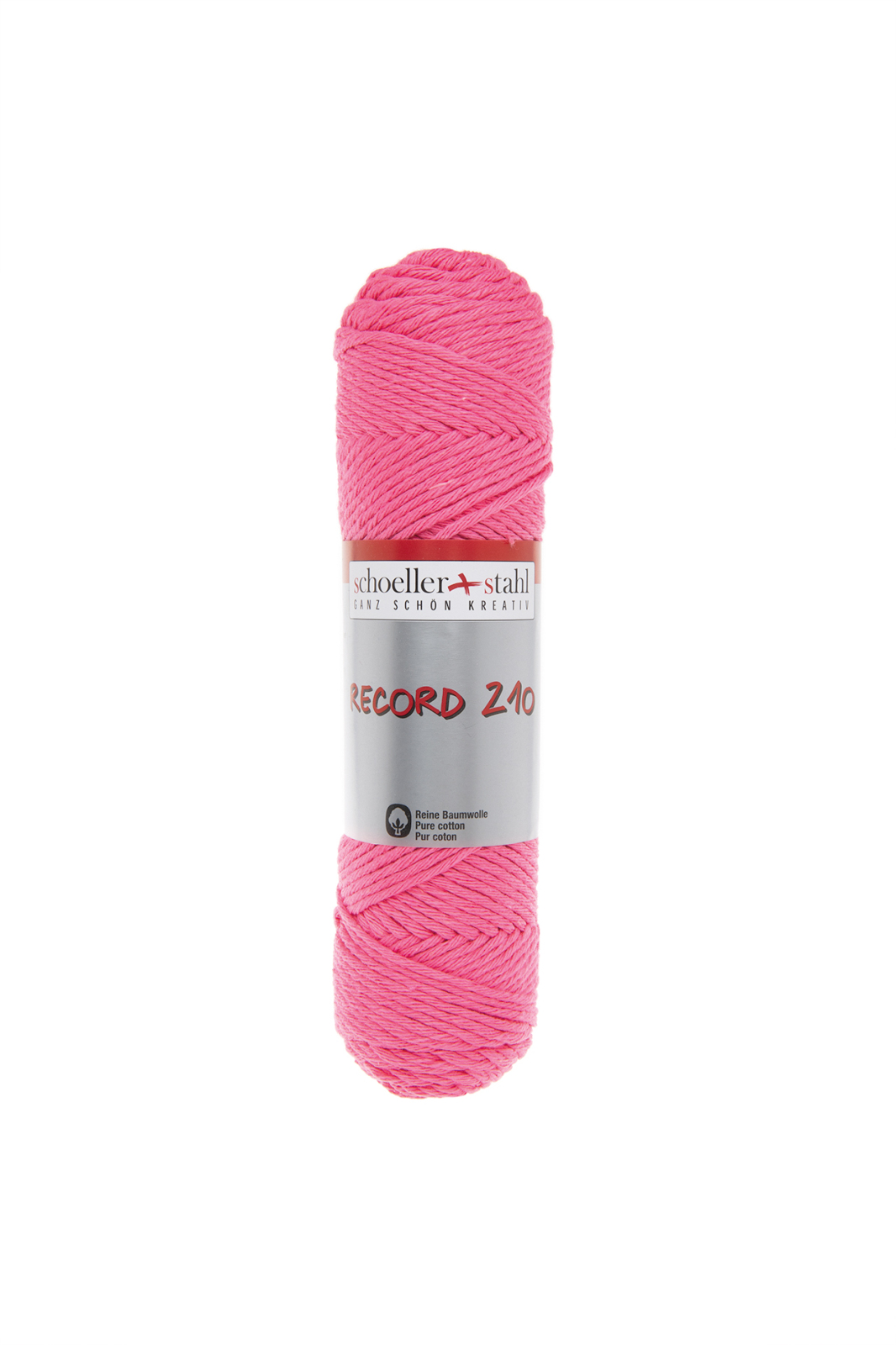 Schoeller und Stahl Häkelgarn RECORD 210 - rosa - Baumwolle - 50g