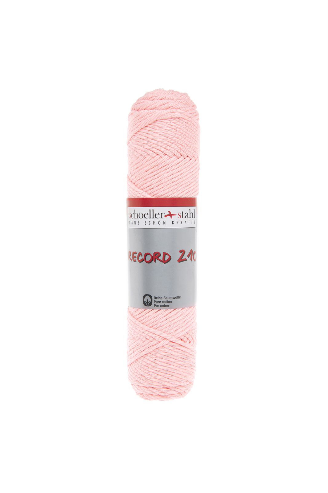 Schoeller und Stahl Häkelgarn RECORD 210 - rose - Baumwolle - 50g