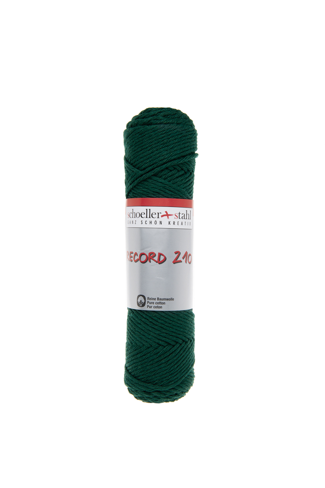 Schoeller und Stahl Häkelgarn RECORD 210 - tanne - Baumwolle - 50g