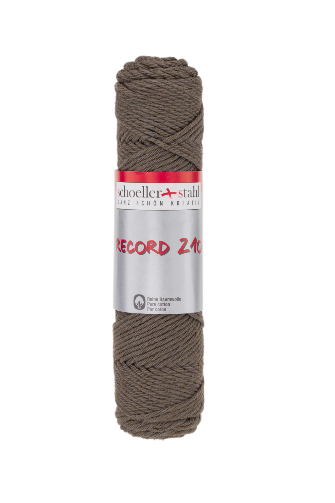 Schoeller und Stahl Häkelgarn RECORD 210 - taupe - Baumwolle - 50g