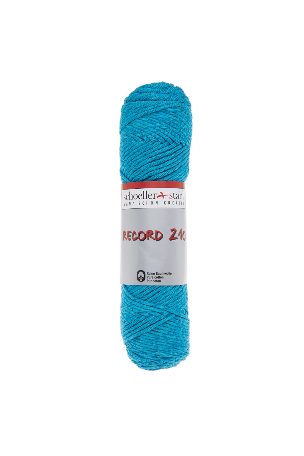Schoeller und Stahl Häkelgarn RECORD 210 - türkis - Baumwolle - 50g