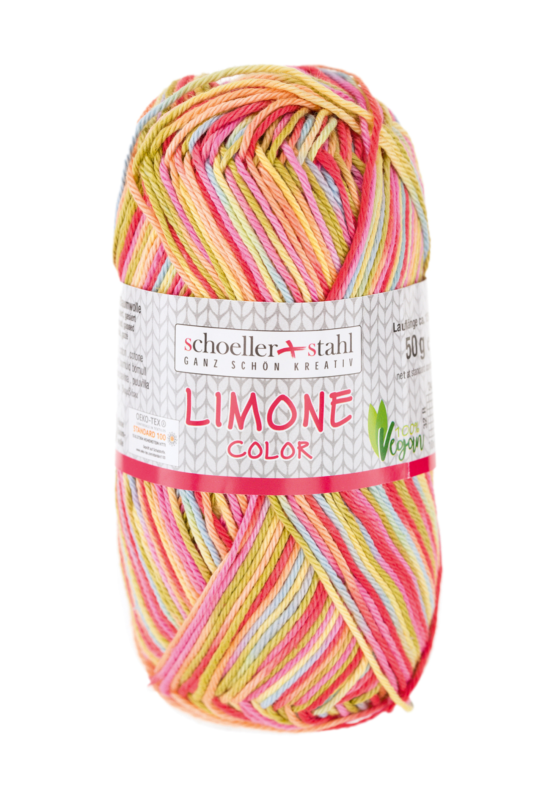Schoeller und Stahl Wolle LIMONE COLOR - aquarell - 50g - 125 Meter