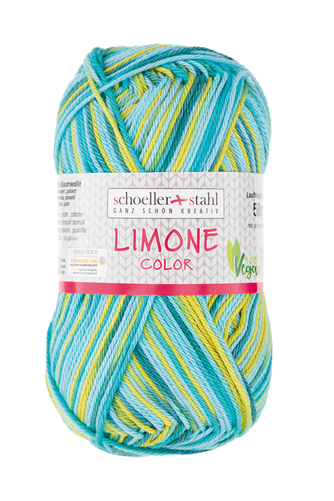 Schoeller und Stahl Wolle LIMONE COLOR - karibik - 50g - 125 Meter