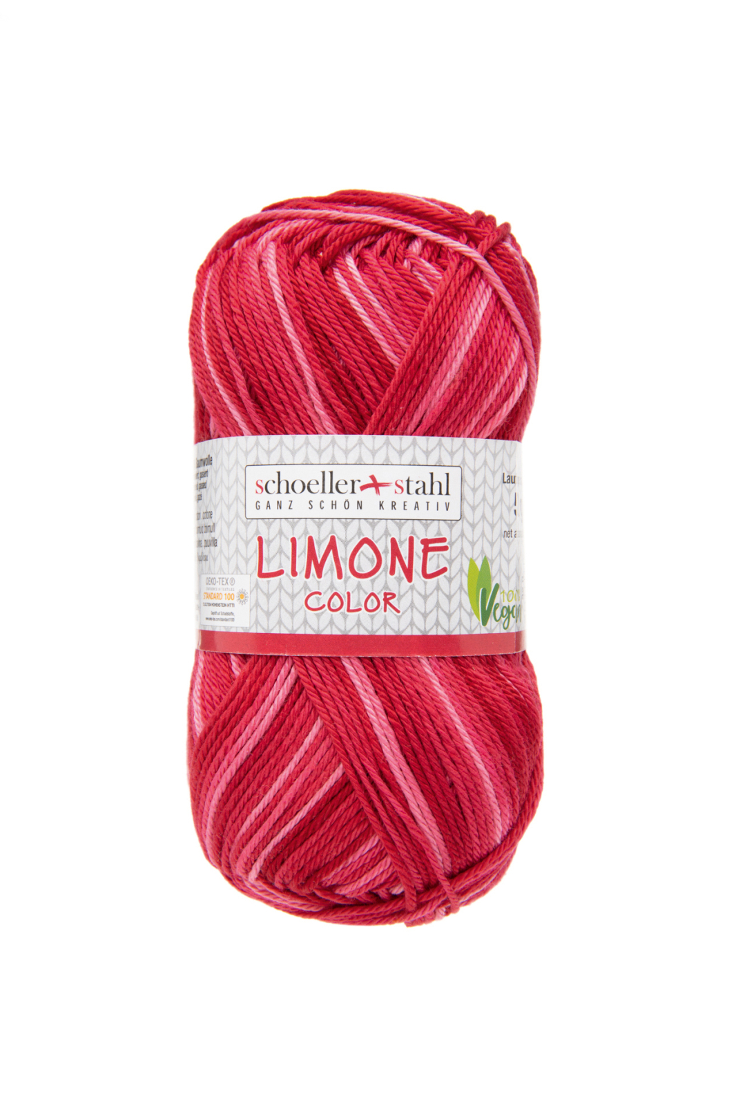 Schoeller und Stahl Wolle LIMONE COLOR - kirsch - 50g - 125 Meter