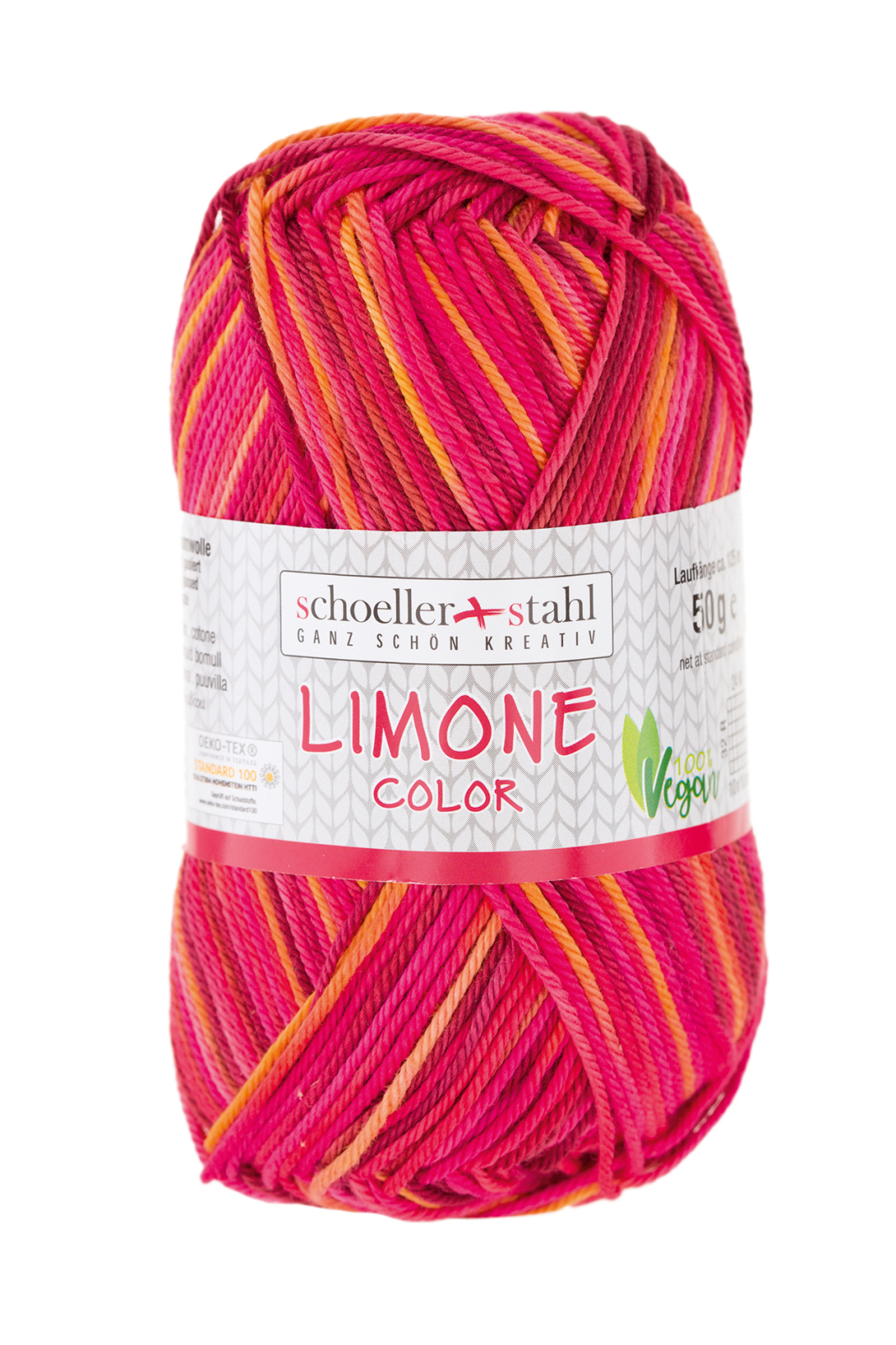 Schoeller und Stahl Wolle LIMONE COLOR - sunrise - 50g - 125 Meter