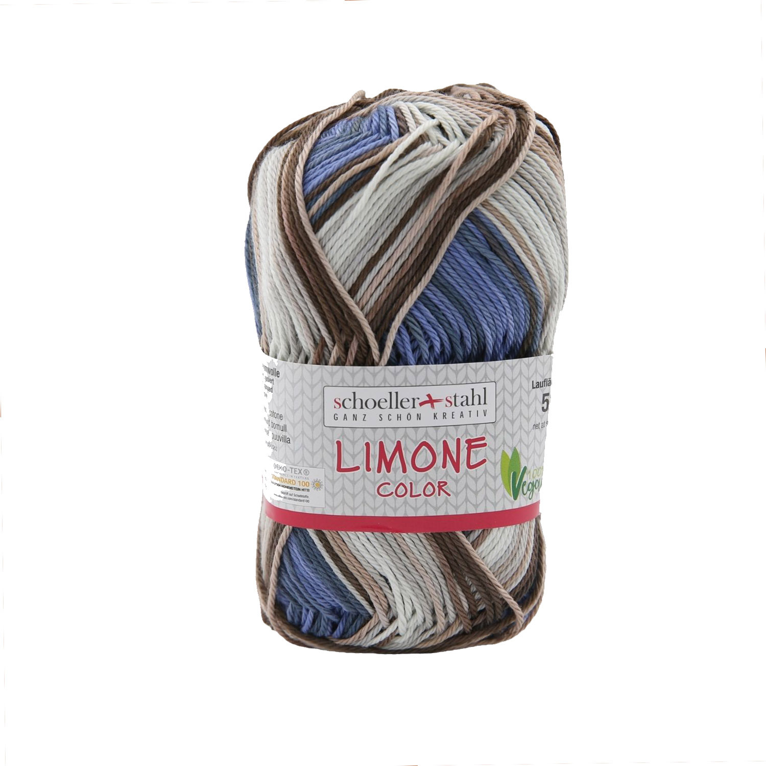 Schoeller und Stahl Wolle LIMONE COLOR - wolke - 50g - 125 Meter