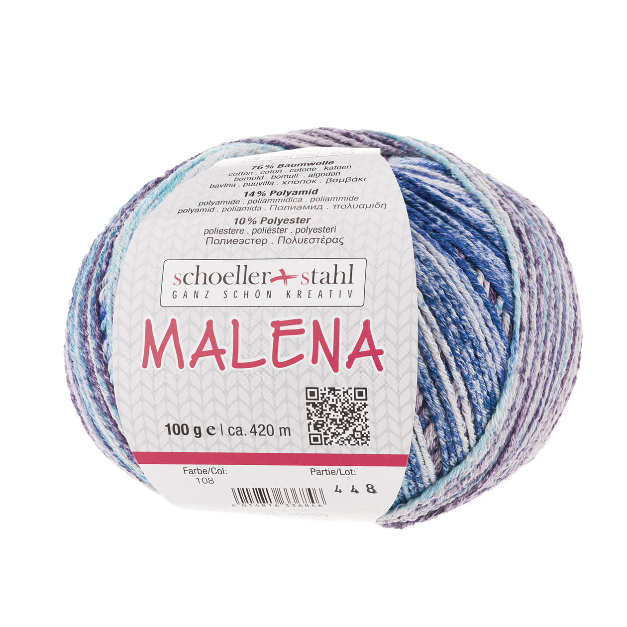 Schoeller und Stahl Wolle MALENA - ocean - 100g - 420 Meter