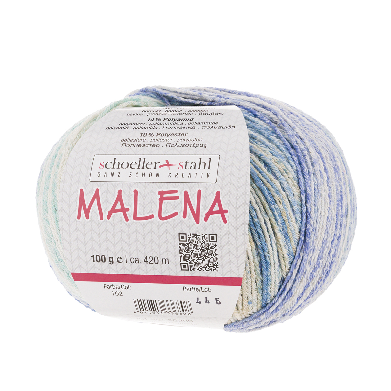 Schoeller und Stahl Wolle MALENA - water - 100g - 420 Meter