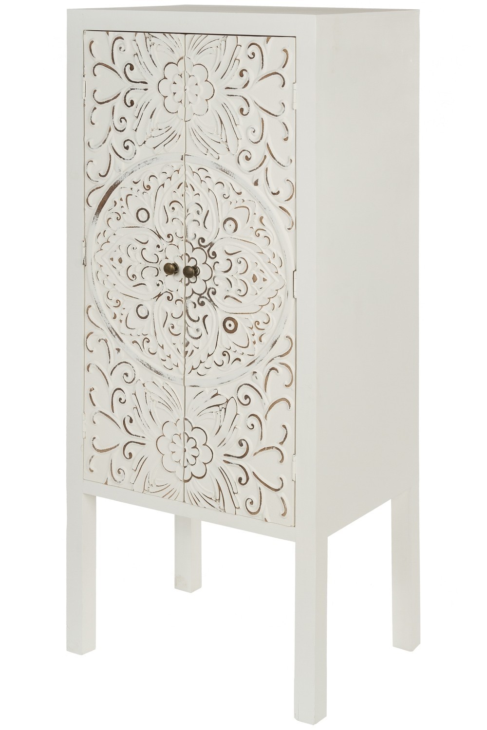 Schrank FELICITAS - weiß - 127 cm hoch