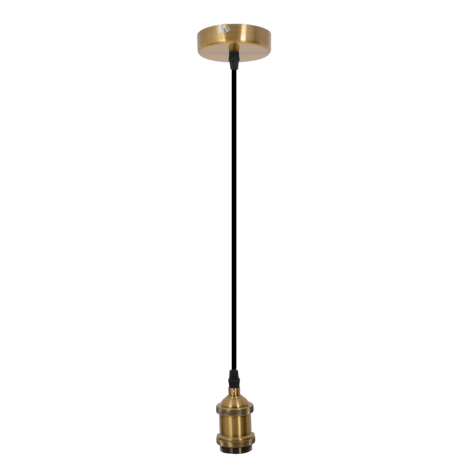 Schraubmantel-Pendel ALFA - messingfarben - 150 cm