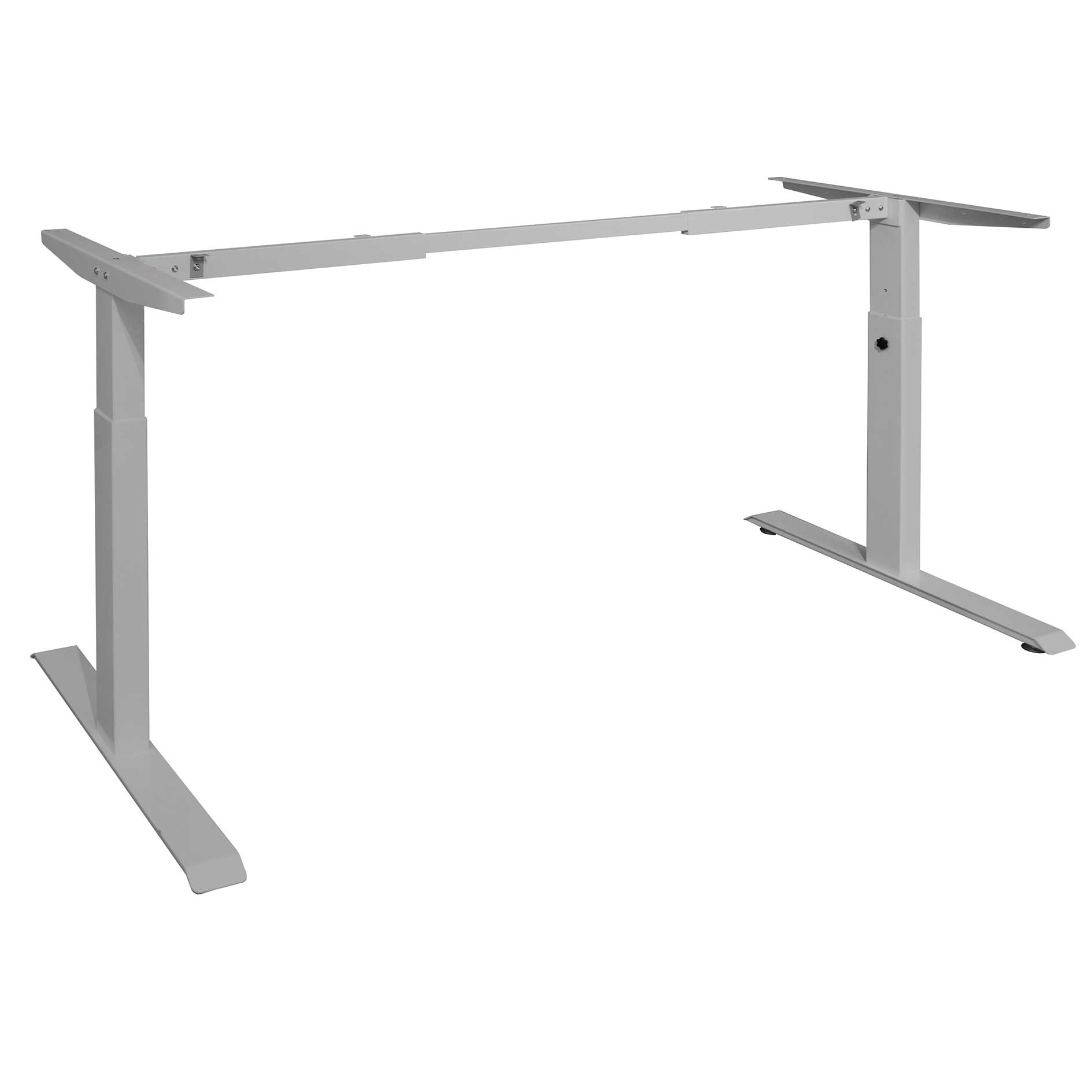Schreibtisch-Gestell - silber - höhenverstellbar - 100x70 cm