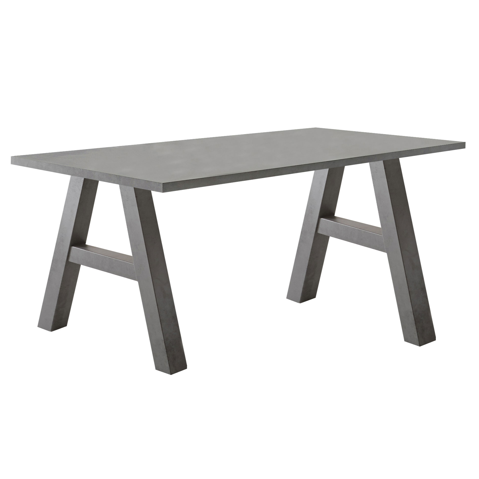 Schreibtisch - Graphitoptik - 160x70 cm